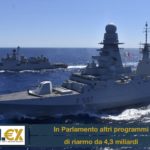 In Parlamento altri programmi di riarmo da 4,3 miliardi